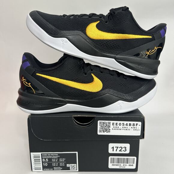 Nike Kobe 8 Protro “Lakers Away” HF9550-001 - Picture 1 of 6